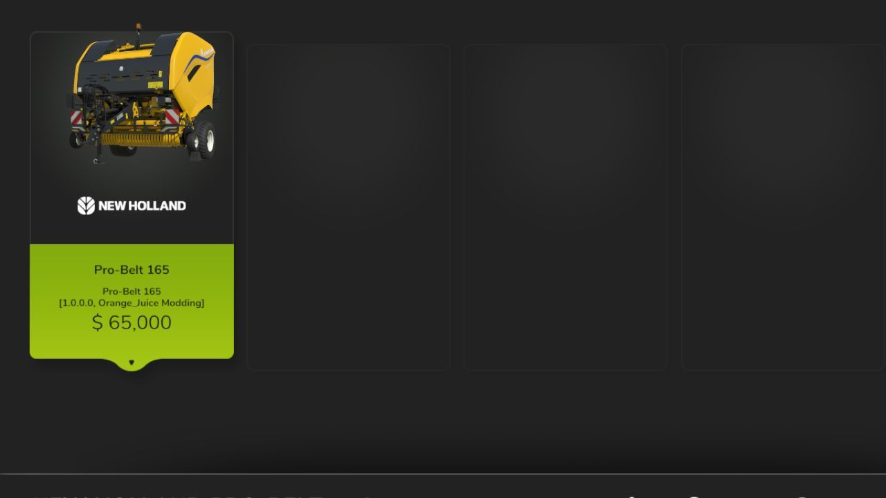 Ефективний Прес-підбирач New Holland ProBelt 165 US/EU для Farming Simulator 25
