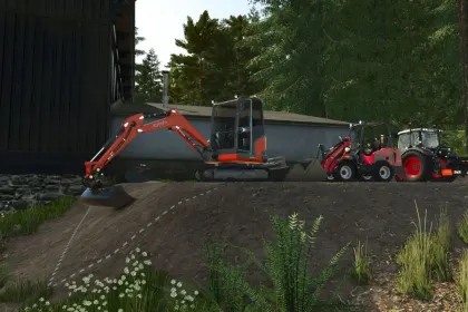 Екскаватор Kubota KX27 для Farming Simulator 25 — 2