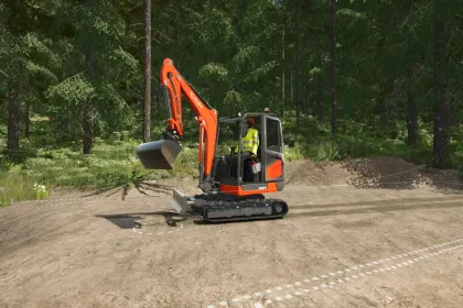Екскаватор Kubota KX27 для Farming Simulator 25 — 4