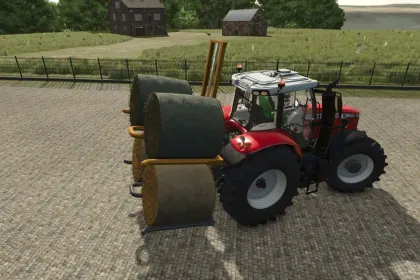 Ефективний Захват MAMMUT Bale Pick для Перевезення 4 Тюків у Farming Simulator 25 — 1