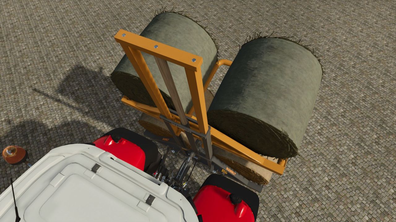 Ефективний Захват MAMMUT Bale Pick для Перевезення 4 Тюків у Farming Simulator 25