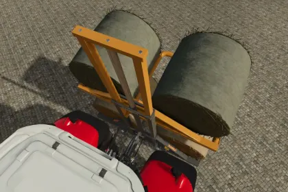 Ефективний Захват MAMMUT Bale Pick для Перевезення 4 Тюків у Farming Simulator 25 — 3