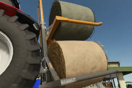 Ефективний Захват MAMMUT Bale Pick для Перевезення 4 Тюків у Farming Simulator 25 — 4