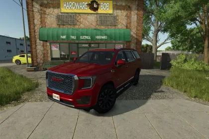 Car GMC Yukon Denali 2023 for Farming Simulator 25