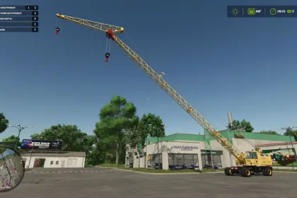 Pneumatic Wheel Crane KS-4361A for Farming Simulator 25