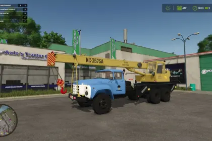 Truck ZIL 133 GYA KS-3575A for Farming Simulator 25