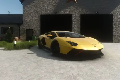 Car Lamborghini Aventador 2022 for Farming Simulator 25