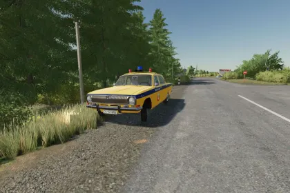 Car GAZ-24 GAI for Farming Simulator 22