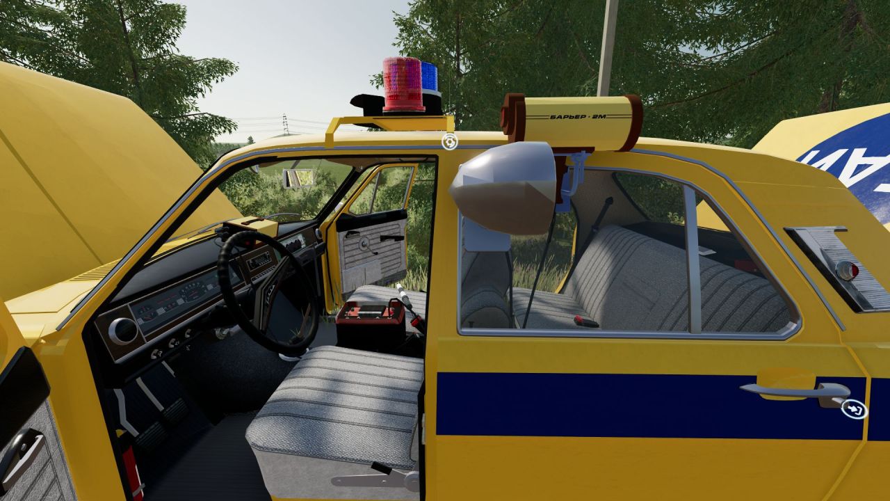 Автомобіль GAZ-24 GAI для Farming Simulator 22