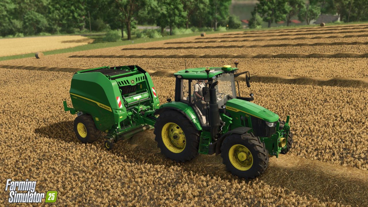 Трактор John Deere 6M Series для Farming Simulator 25