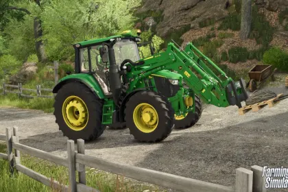 Трактор John Deere 6M Series для Farming Simulator 25 — 6