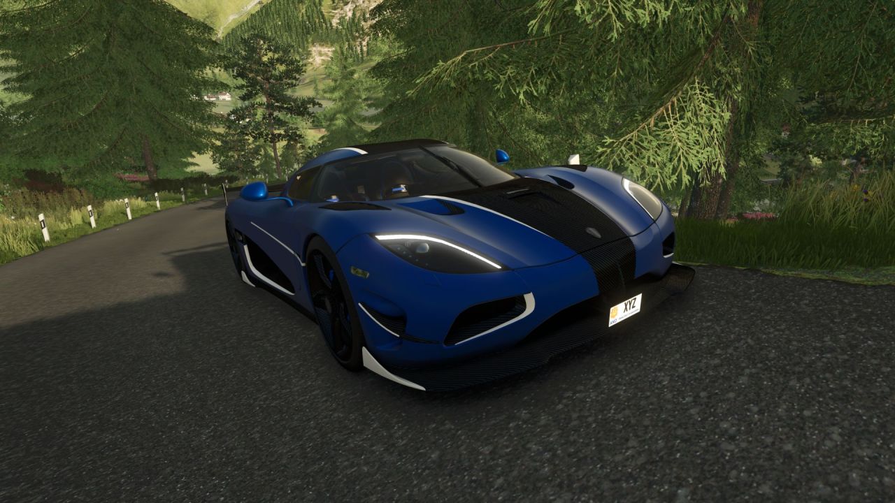 Legendarny Supercar 2018 Koenigsegg Agera RS — Prędkość 447 km/h w Farming Simulator 25