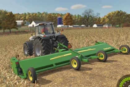 Flail Shredder John Deere 520 for Farming Simulator 25