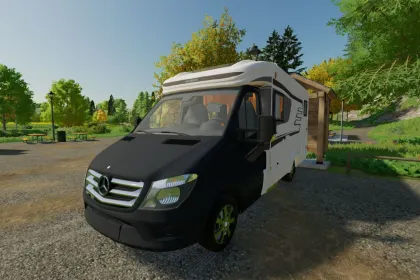 Car Hymer ML T 580 MB Sprinter 2013 for Farming Simulator 22