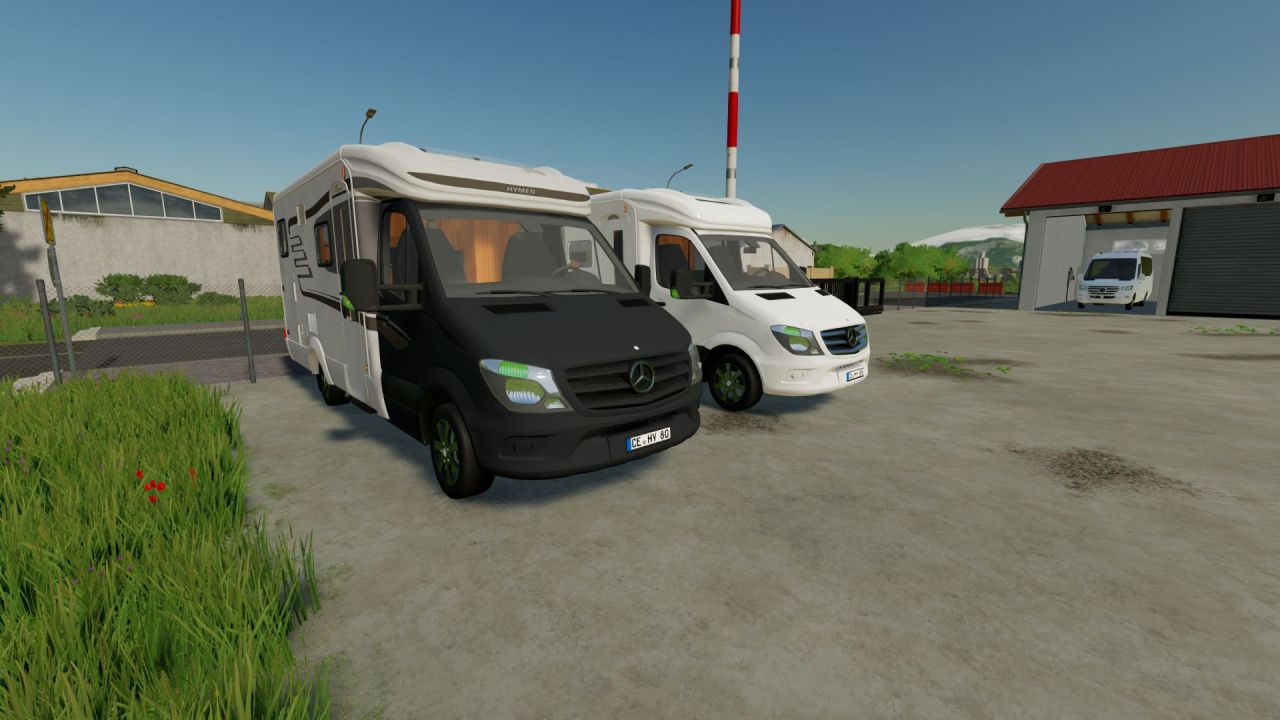 Car Hymer ML T 580 MB Sprinter 2013 for Farming Simulator 22