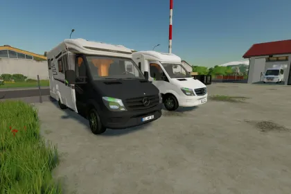 Car Hymer ML T 580 MB Sprinter 2013 for Farming Simulator 22 — 4