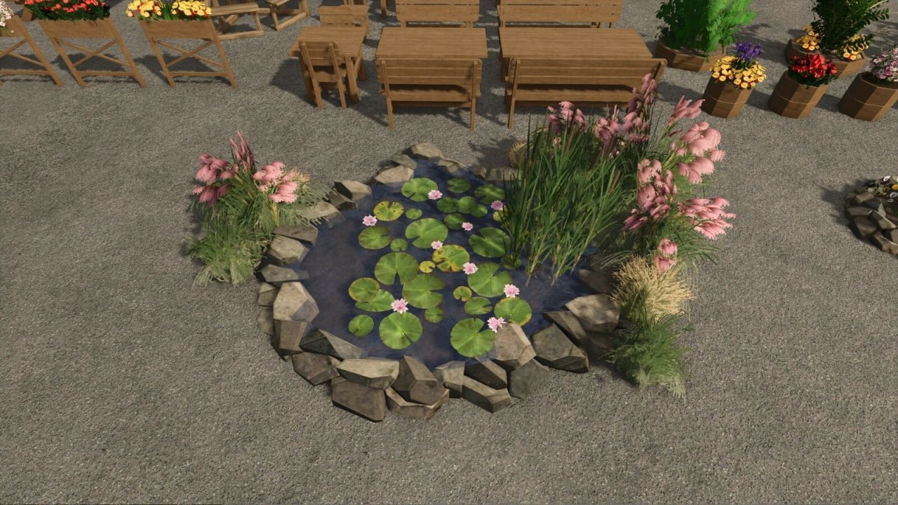 Пакет декорацій для саду для Farming Simulator 25