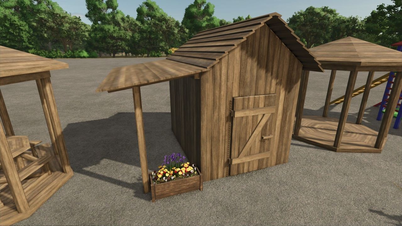 Пакет декорацій для саду для Farming Simulator 25