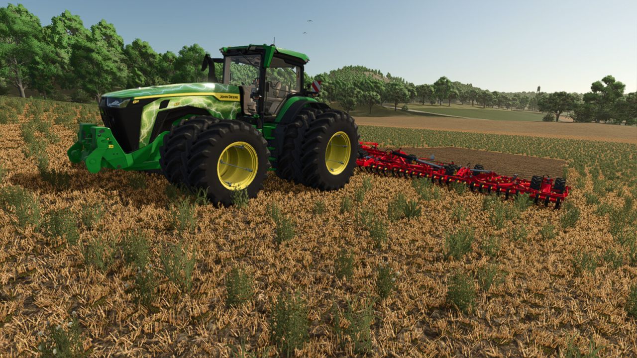 Трактор John Deere 8R Series 2020 для Farming Simulator 25