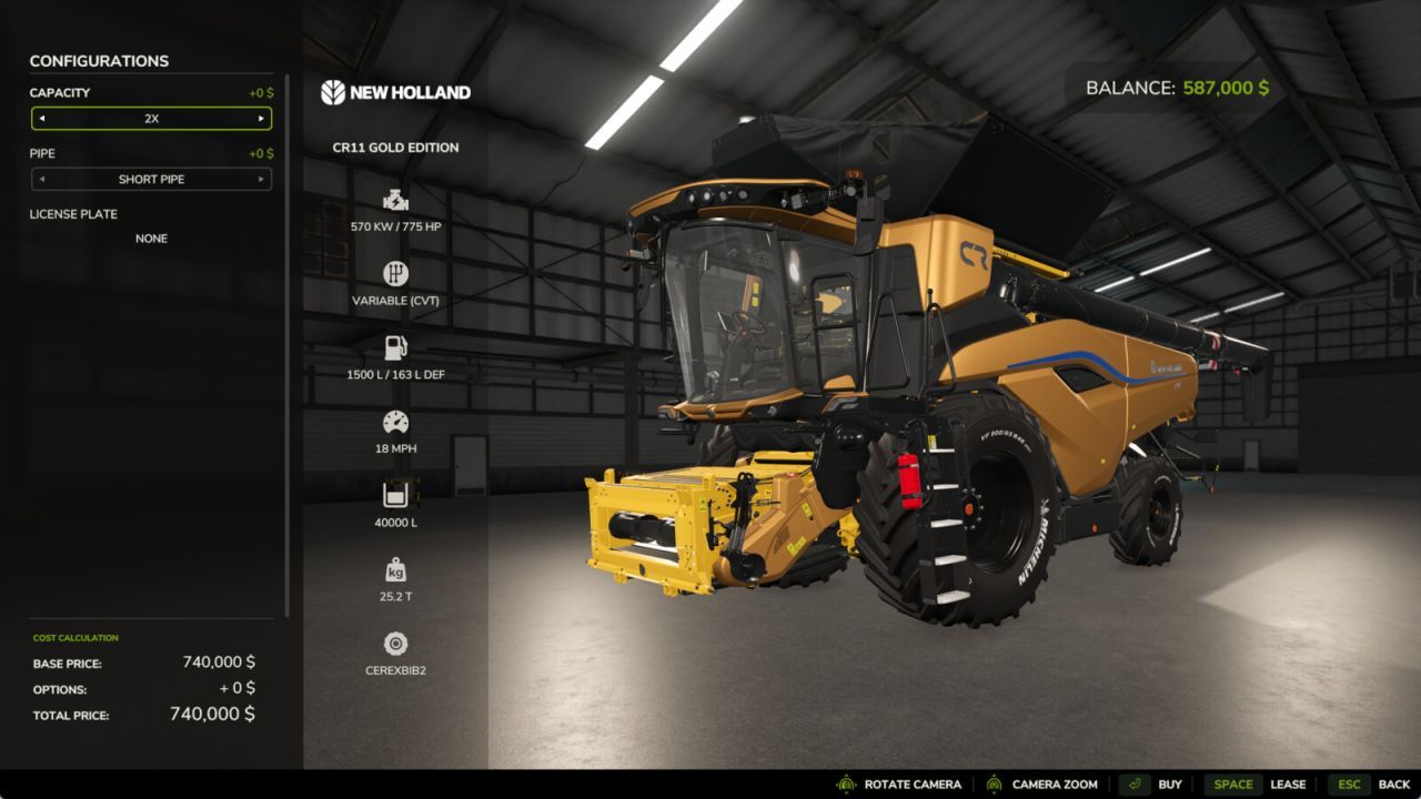 Модуль регулювання рівня заповнення для Farming Simulator 25