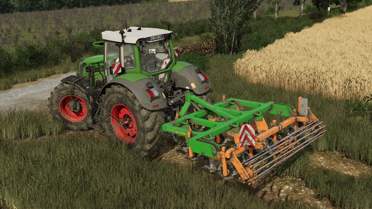Плуг Lizard Charrue Express для Farming Simulator 25
