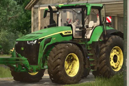 Трактор John Deere 8R High Horsepower для Farming Simulator 25 — 5