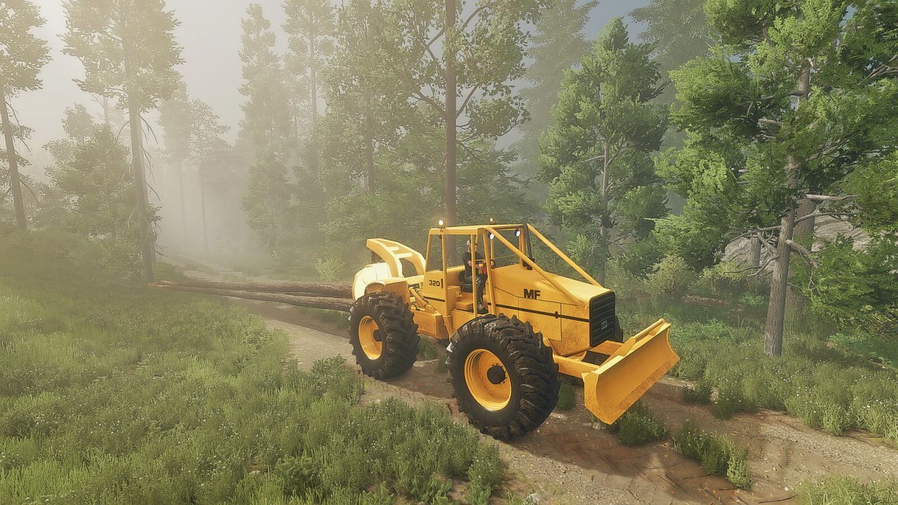 Лісозаготівельний трактор Skidder MF320 для Farming Simulator 25