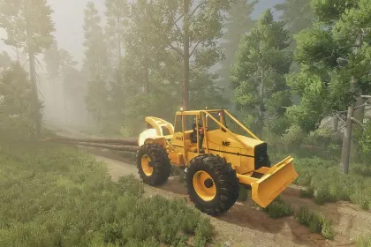 Лісозаготівельний трактор Skidder MF320 для Farming Simulator 25 — 4