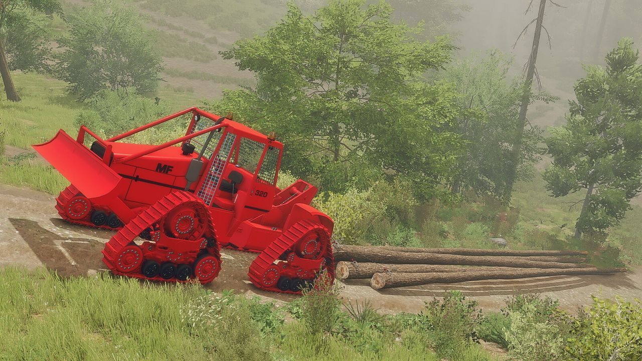 Лісозаготівельний трактор Skidder MF320 для Farming Simulator 25