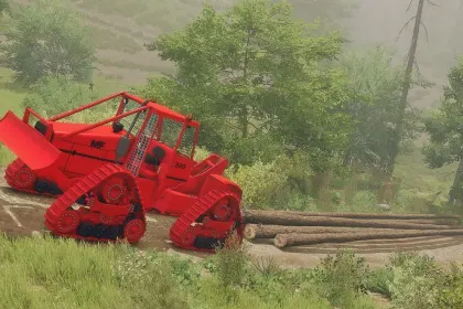 Лісозаготівельний трактор Skidder MF320 для Farming Simulator 25 — 5