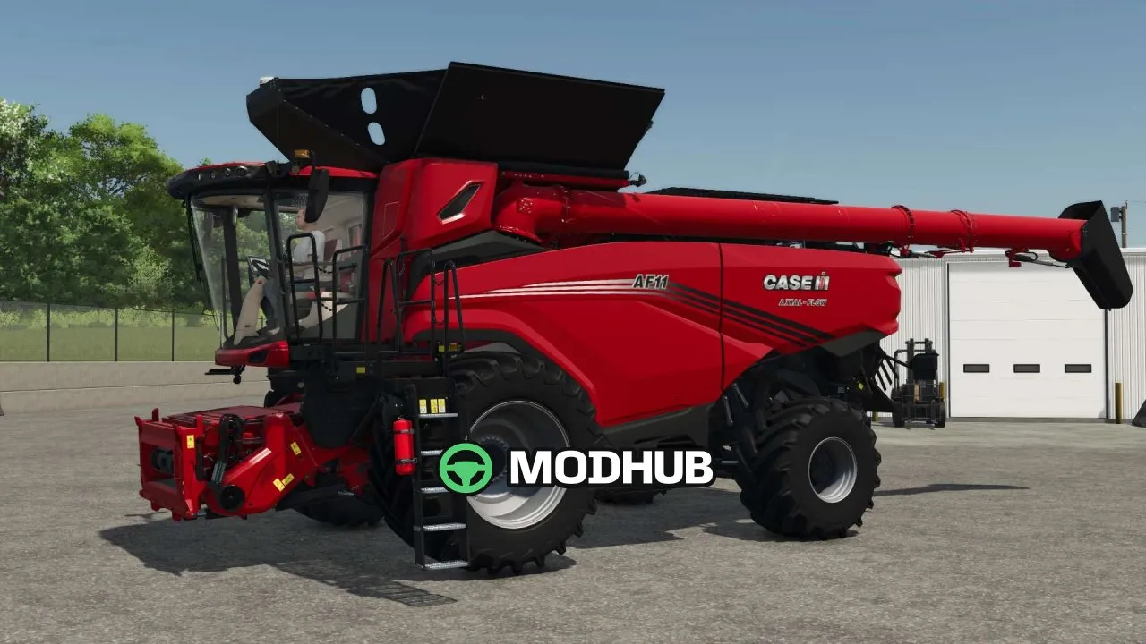 Mod na Nowy Potężny Kombajn CASE IH AF 11 US do FS25