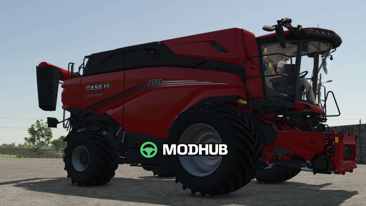 Mod für den neuen leistungsstarken Mähdrescher CASE IH AF 11 US für FS25