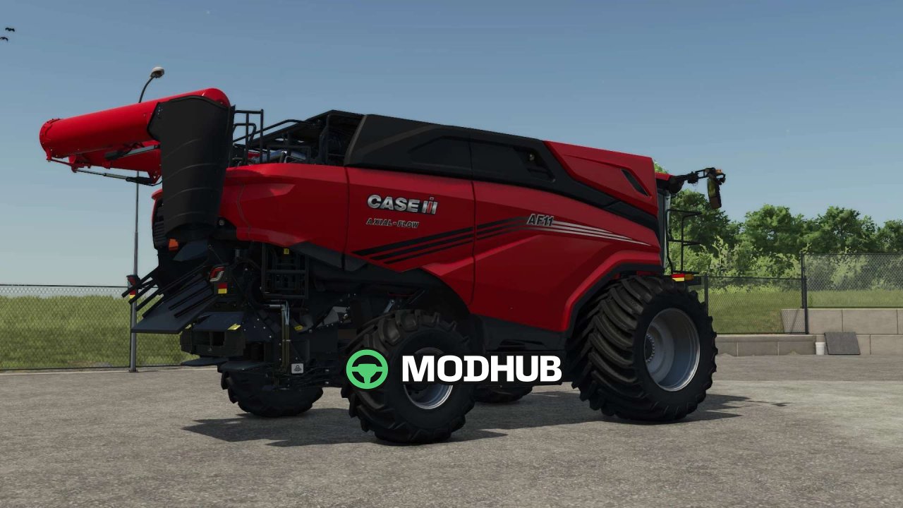 Mod für den neuen leistungsstarken Mähdrescher CASE IH AF 11 US für FS25
