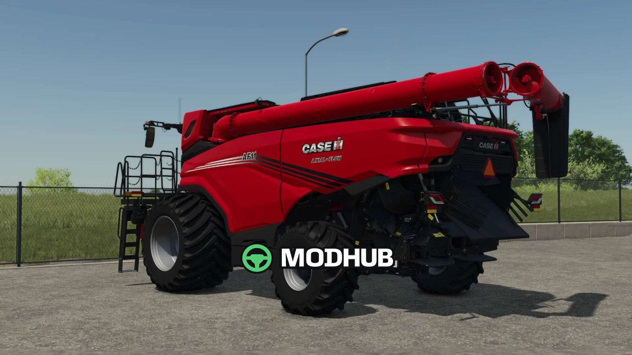 Mod für den neuen leistungsstarken Mähdrescher CASE IH AF 11 US für FS25