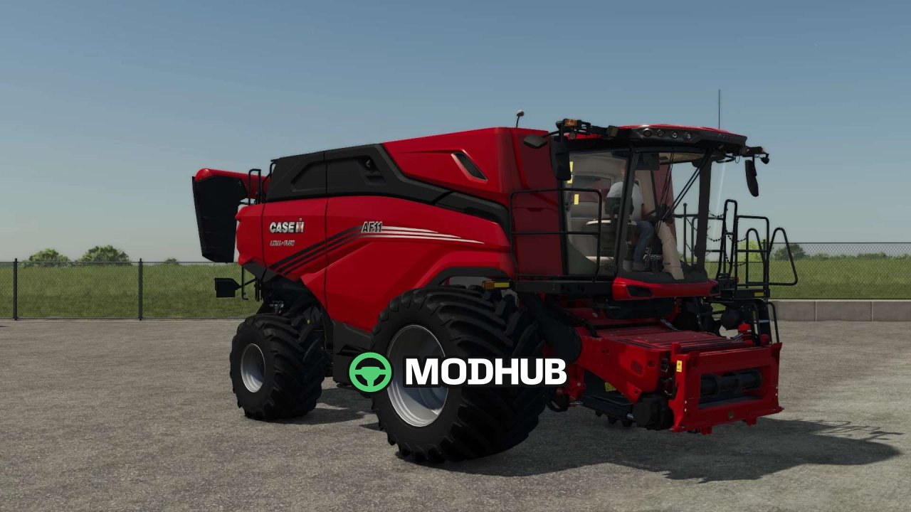 Mod für den neuen leistungsstarken Mähdrescher CASE IH AF 11 US für FS25