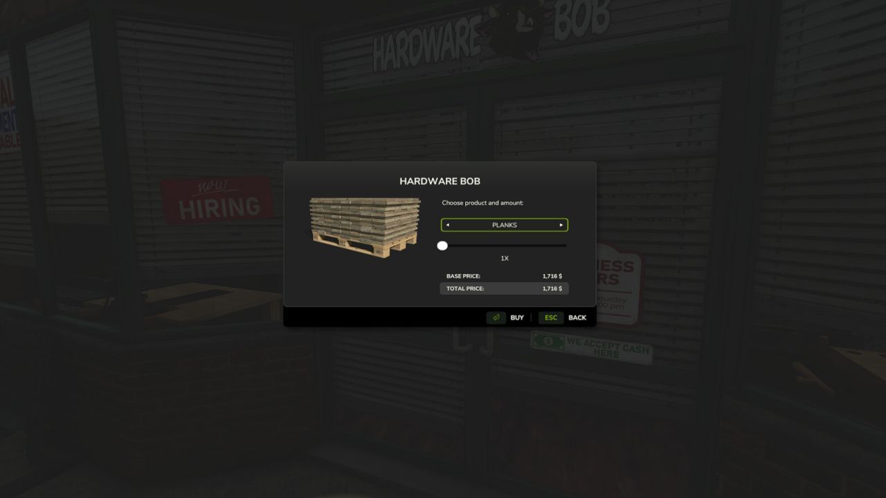 Точка продажу Hardware Bob Warehouse для Farming Simulator 25