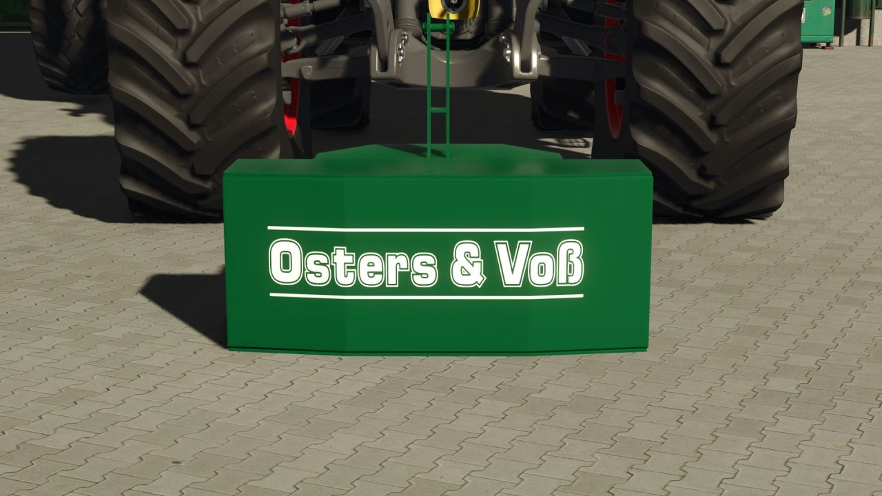 1800KG Weight Osters & Voß for Farming Simulator 25