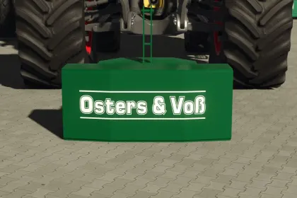 1800KG Weight Osters & Voß for Farming Simulator 25 — 2