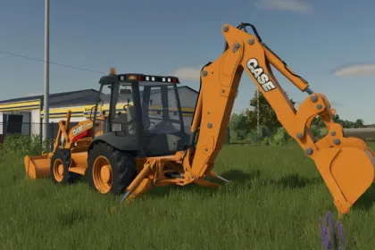 Екскаватор-навантажувач Case 580N & 580 Super N для Farming Simulator 25 — 2
