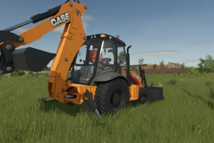 Екскаватор-навантажувач Case 580N & 580 Super N для Farming Simulator 25 — 5