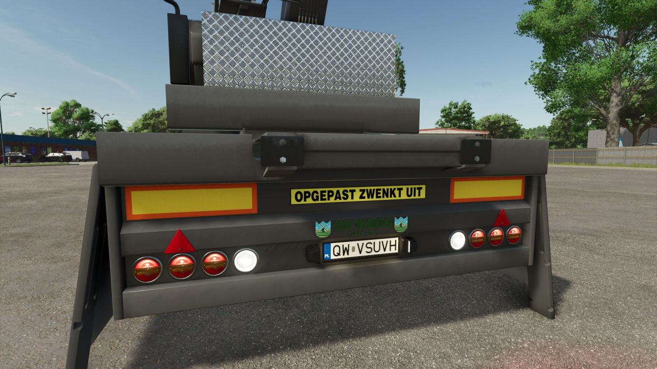 Stenen Trailer with Crane for Farming Simulator 25