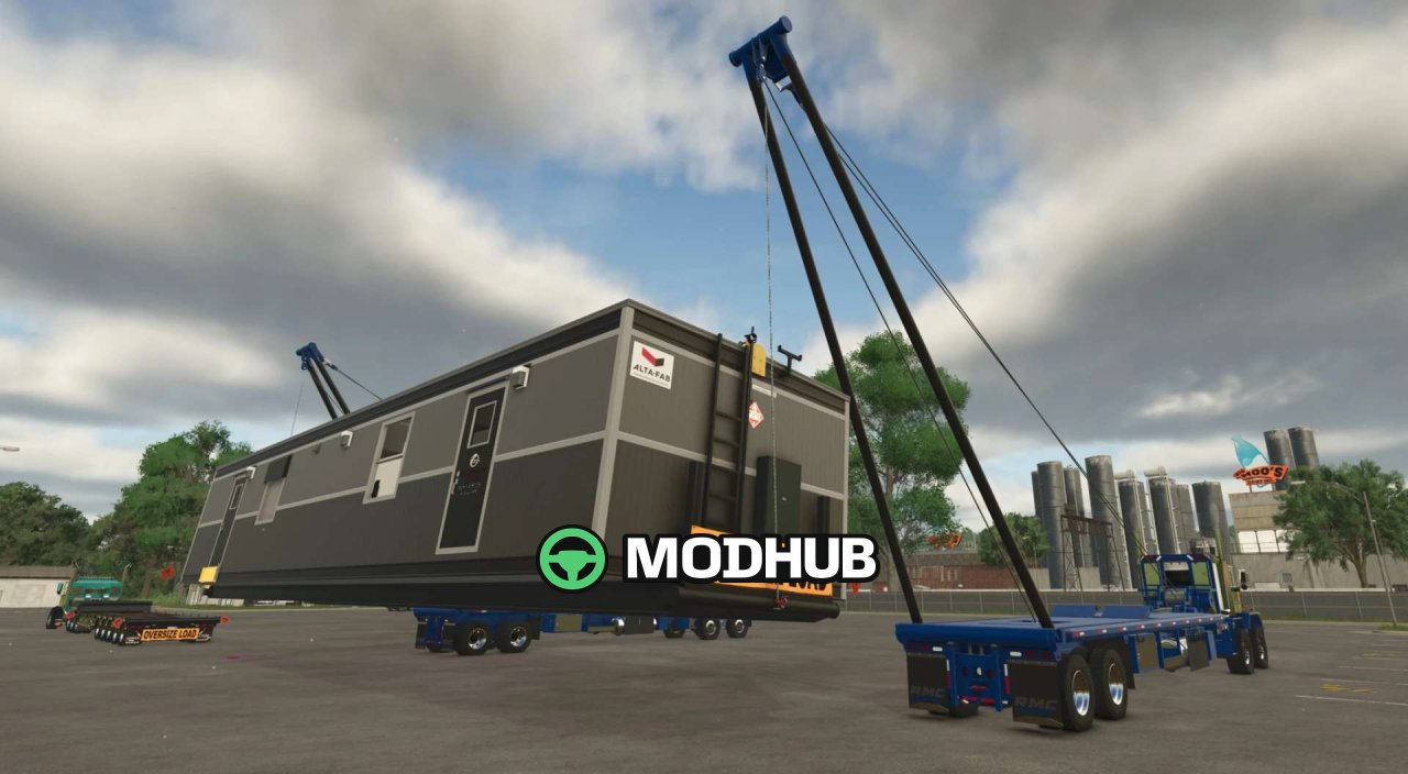 New Oilfield Skid Shacks v1000 — Realistic Camp and Offices for FS25