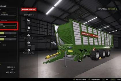 Модуль регулювання швидкості розвантаження для Farming Simulator 25 — 3
