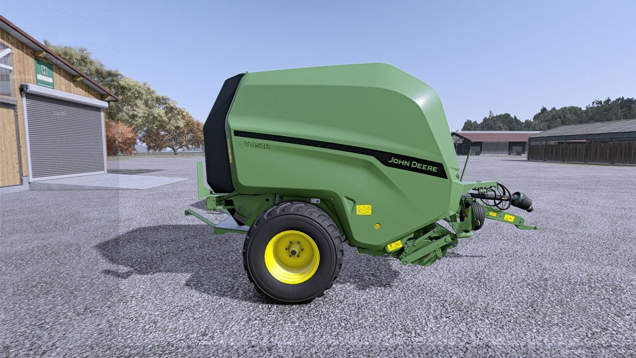 Прес-підбирач John Deere V452R для Farming Simulator 25