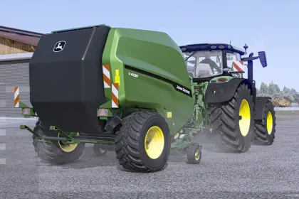 Прес-підбирач John Deere V452R для Farming Simulator 25 — 5