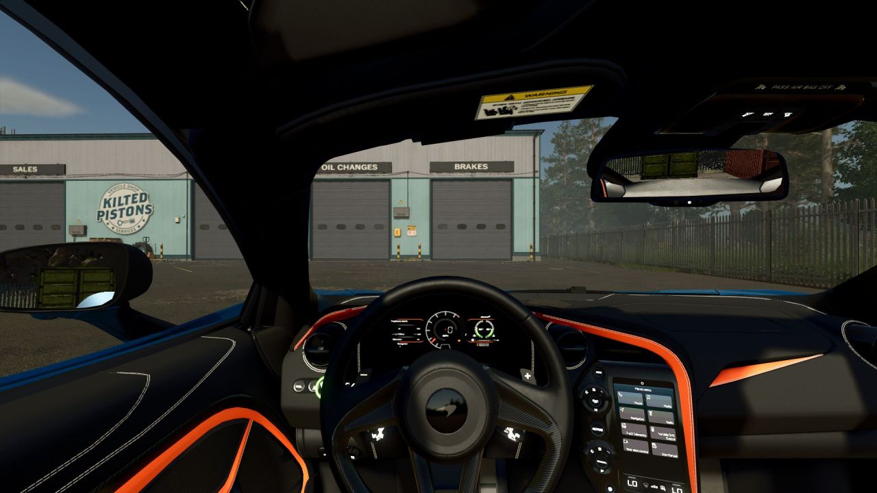 Car McLaren 765LT for Farming Simulator 25