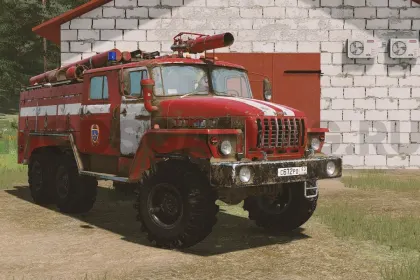 Truck Ural-43202 AC-40 for Farming Simulator 22