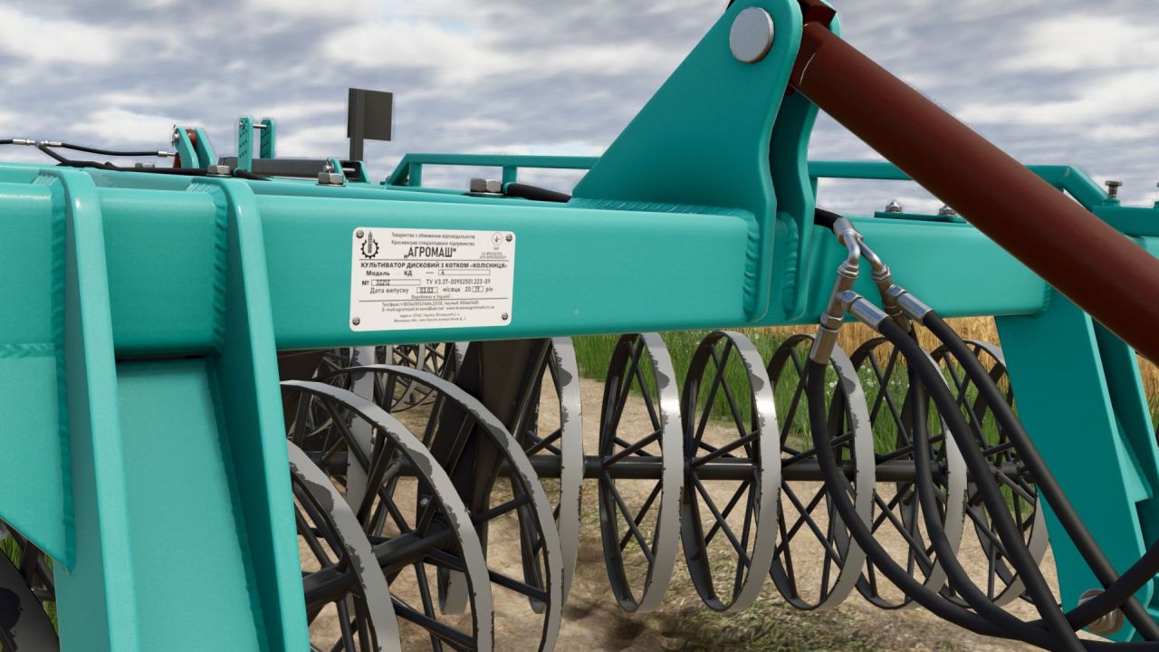 Disc Cultivator KD-4 for Farming Simulator 25