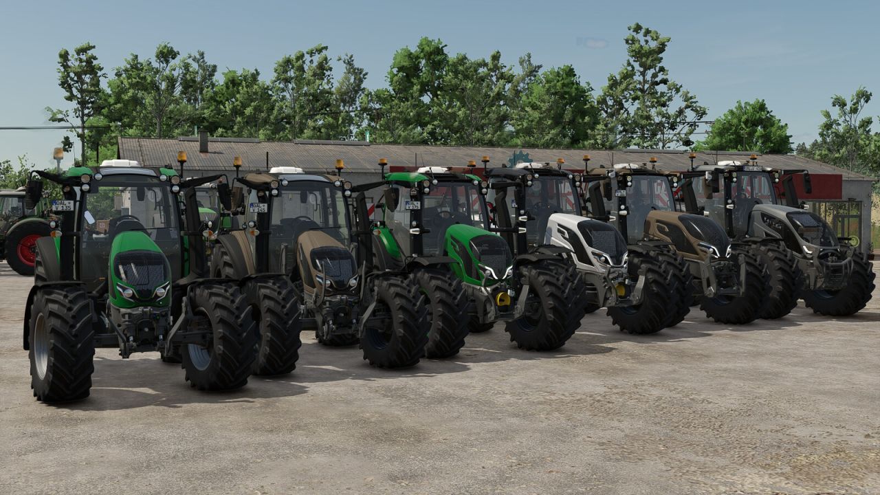 Пакет тракторів Valtra для Farming Simulator 25