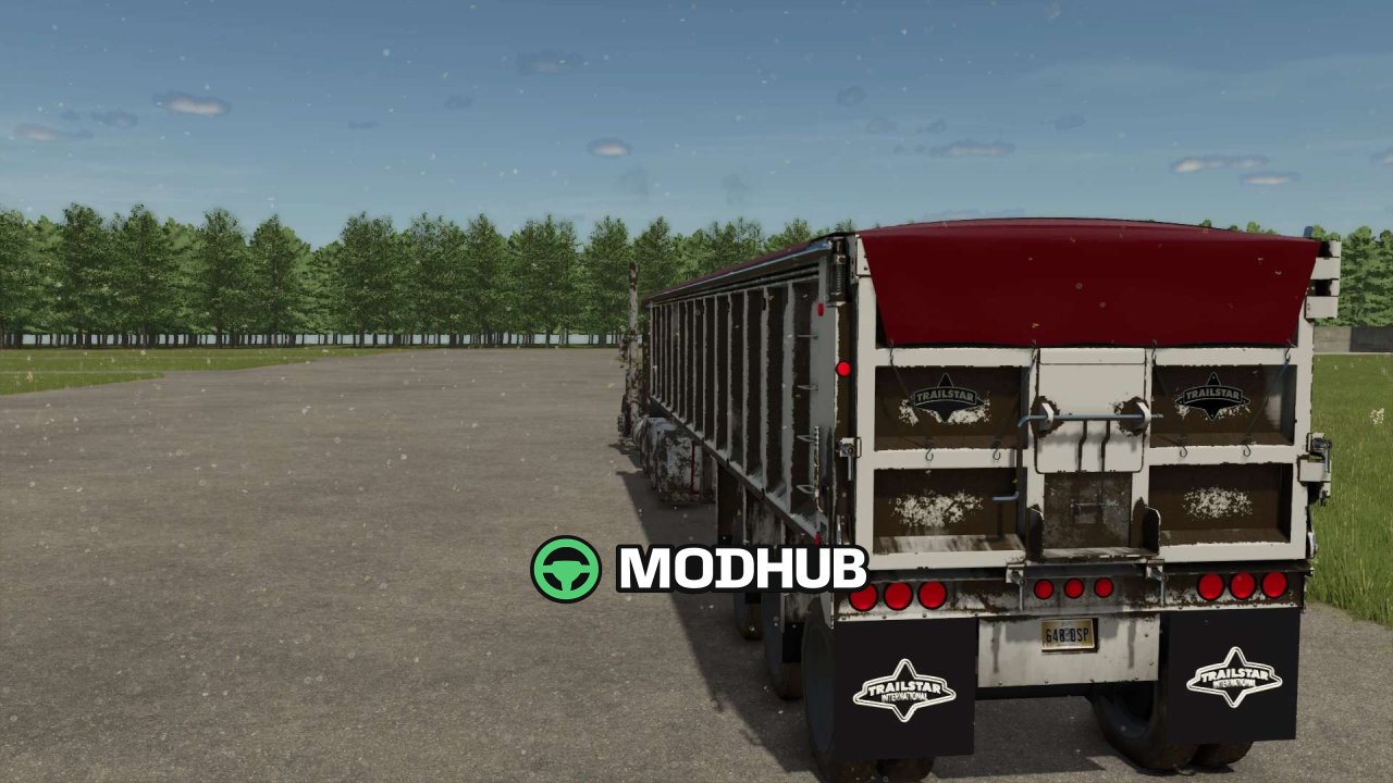 Мод на Новий Потужний 2026 TrailStar Frameless End Dump для FS25